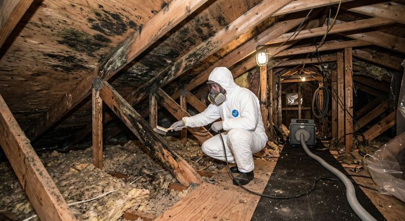 Attic Mold Removal in Dallas, TX
